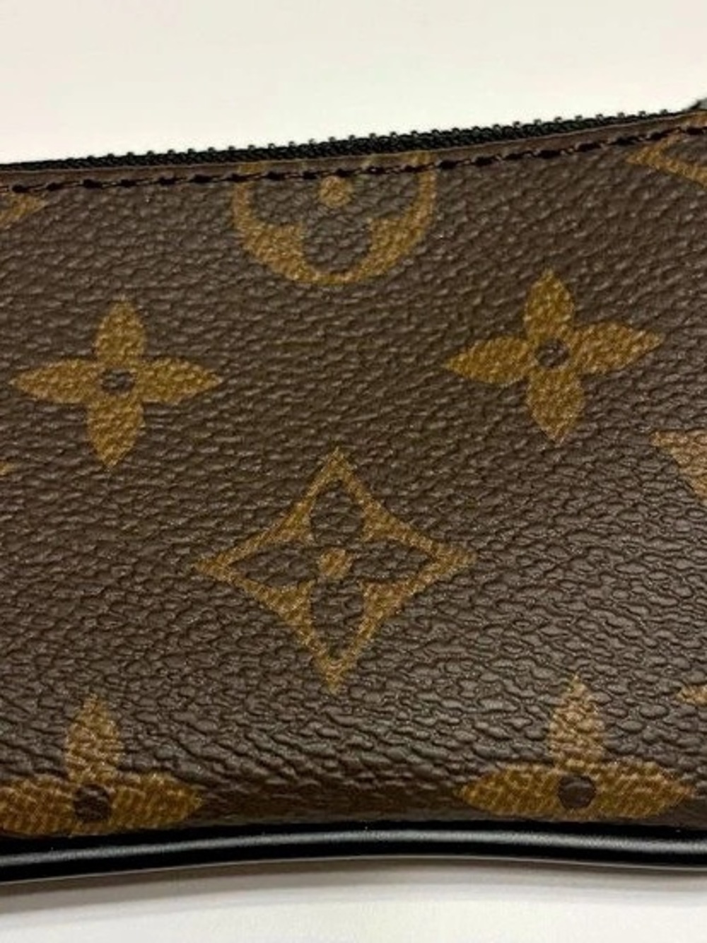 Louis Vuitton Pochette Accessoires Monogram Mini Bag Brown & Black